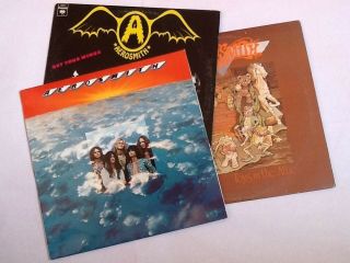 Aerosmith - Aerosmith,  Get Your Wings & Toys In The Attic - 3 X 12ins Vinyl Lp 