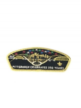 Greater Pittsburgh Council Strip Boy Scouts Of America 250 Years Celebration