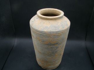 Chinese Han Dynasty (206bc - 220ad) Pottery Big Vase V6317