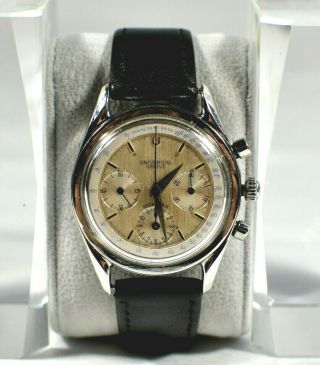 Vintage Universal Geneve Compax Chronograph Wristwatch Diloy Band 2