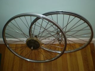 Vintage Araya Rm - 20 Bicycle 26 Inch Wheelset