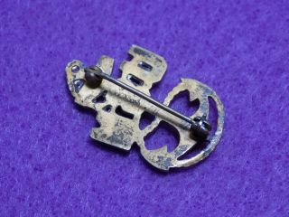 WWII - Era US Navy Petty Officer Anchor Sterling Collar Insignia AMICO 2