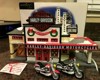 Dept 56 Harley Davidson Manufacturing Snow Village Series 54948