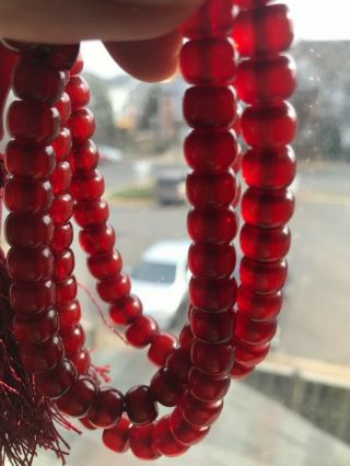 Vintage Faturan/bakelite Islamic Prayer Beads - Very Old And Rare.