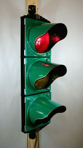 Restored Traffic Light,  1930 Vintage Art Deco,  Crouse Hinds,  Wiring