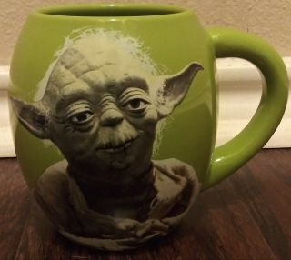 Star Wars Coffee Cup Mug Yoda May The Force Be With You 2010 Vandor 18oz