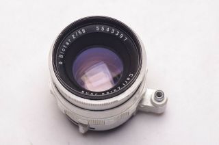 , Vintage Lens Carl Zeiss Jena Biotar 2.  0/58mm Mount Exakta/exa.  Made In Germany