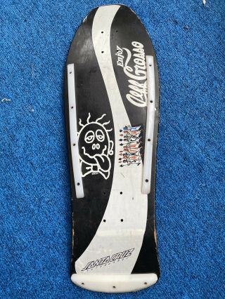 1988 Santa Cruz Jeff Grosso Vintage Skateboard Deck
