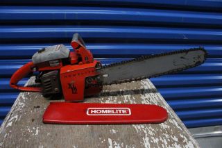Vintage Homelite XL - 12 Classic Chainsaw Chain Guard Logging Cabin Terry Textron 3
