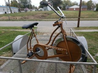 Vintage Xr 7 Schwinn Exerciser Vintage Copper Look Stationary Bike