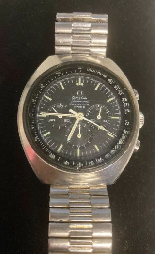 VINTAGE Omega Speedmaster Mark II Mens Steel Chronograph Watch c.  861 145.  014 TLC 2