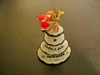 Danbury Dallas Cowboys Christmas Tree Ornament - 2009 W/tag