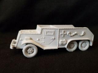 Vintage Marx Desert Fox German Armored Truck Gray Playset Army