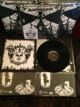 Swordwielder - Grim Visions Of Battle Gatefold Lp Vinyl Record - Rare W/ Cd