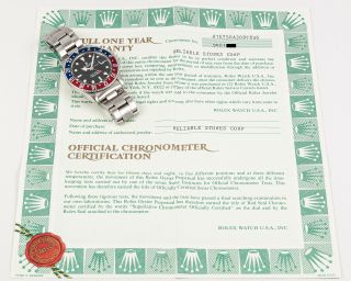Vintage Rolex GMT - Master Ref.  16750 and Papers out of Estate 3