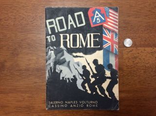 Wwii Road To Rome Book 5th Army General Clark Salerno Naples Anzio Volturno