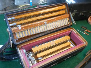 Vintage Professional SANO Stereo Fifty Double Tone Chamber ACCORDION PICK UP 3