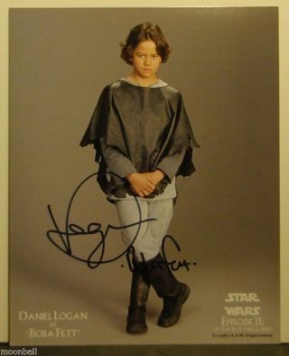 Rare Daniel Logan Autographed Boba Fett Star Wars Pic5