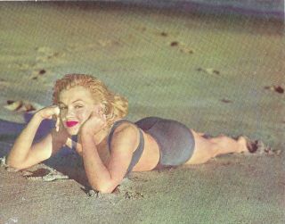 1953 Pin Up Girl Lithograph Marilyn Monroe 179