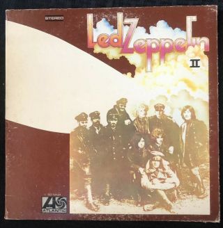 Led Zeppelin Ii 2nd Album Lp Sd 19127 Atlantic Records 1969 Us Press - Ex Vinyl