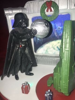 Star Wars Christmas Musical Animation Darth Vader Storm Trooper Table Top Decor 2