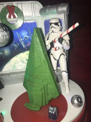 Star Wars Christmas Musical Animation Darth Vader Storm Trooper Table Top Decor 3