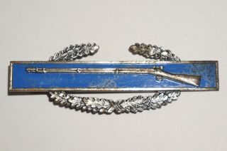 Cib Combat Infantry Badge Wwii Us Army Sterling Silver Missing A Post M3656