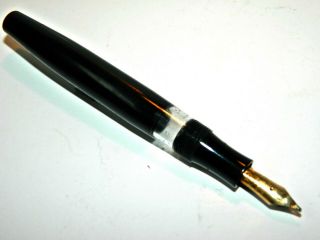 Soennecken 307 Black Vintage Fountain Pen Made In Germany 1950 