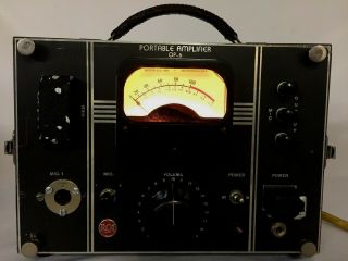 RCA Portable Amplifier OP - 6 Microphone Preamp OP6 Vintage Radio Station Amp 3