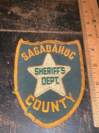 Vintage Sagadahoc County Maine Sheriffs Department Patch.