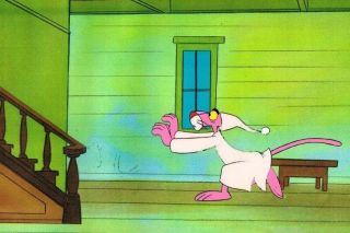 Pink Panther Production Animation Cel Pnk071