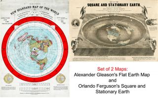 2 Flat Earth Maps: Ferguson 