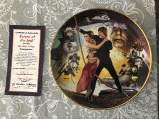 Return Of The Jedi – Star Wars – Commemorative Plate
