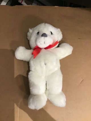 1993 Vintage Precious Moments Company 15 " Plush Snowball The White Teddy Bear