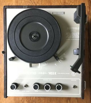 Califone 1455 K Vintage Record Player Turntable Orig