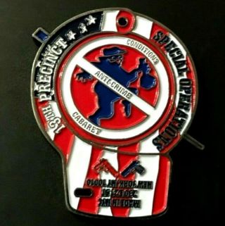 Rare Limited Nypd Lucky 13th Precinct Challenge Coin