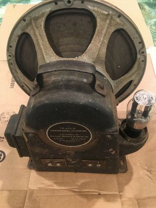 Vintage Western Electric Loudspeaker Model Ta - 4151a 12 " Field Coil