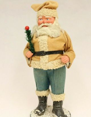 Santa Woodcutter Candy Container 1920 