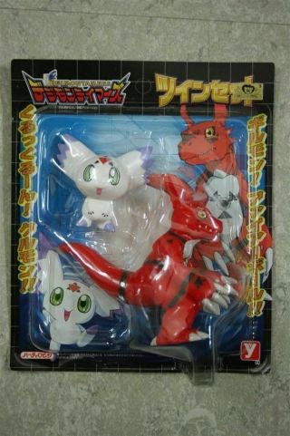 Yutaka Digimon Digital Monsters Guilmon Calumon Vinyl Figure Set