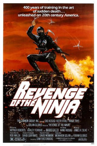 1983 Revenge Of The Ninja Vintage Action Movie Poster Print 36x24 9 Mil Paper