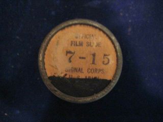 Ww 2 Army Signal Corp Official Film Strip 7 - 15 60 Mm Mortar