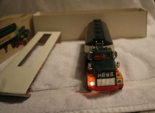 Vintage 1977 Hess Gasoline Fuel Oils Tanker Truck Toy Complete Box And Insert