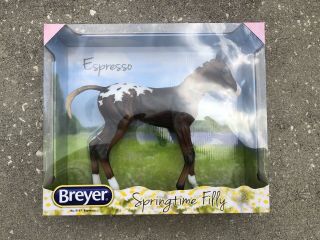 Nib Retired Breyer Horse 9197 Espresso Appaloosa Springtime Filly 10”