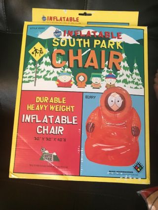 Inflatable South Park Chair: Kenny - / Nib - (vintage,  1998) Rare