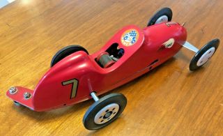 C & R Curly Vintage Gas Powered Tether Car W/ Dooling Engine