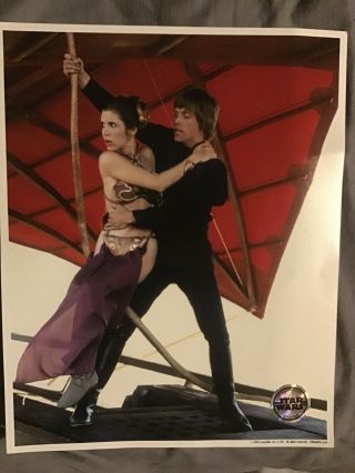 8x10 Photo Star Wars Luke & Leia 2005 Officially Licensed Star Wars Photograph