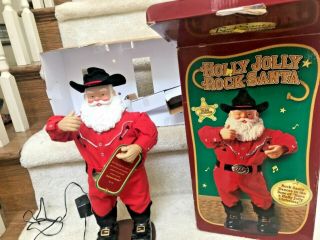 1999 Holly Jolly Rock Santa Featuring Alan Jackson Christmas Fantasy Ed.  2