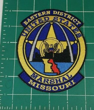 Usms Us Marshals Missouri Eastern District Federal Police Patch (isi)