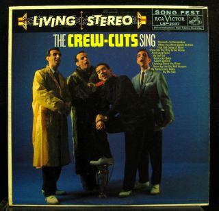 The Crew Cuts Sing Lp Vg,  Lsp - 2037 Living Stereo 1s/1s 1st Vinyl 1959 Record
