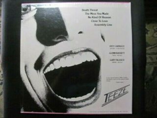 TEEZE S/T (TEEZE 1982 PRIVATE LABEL EP) GLAM POWER POP KBD 2